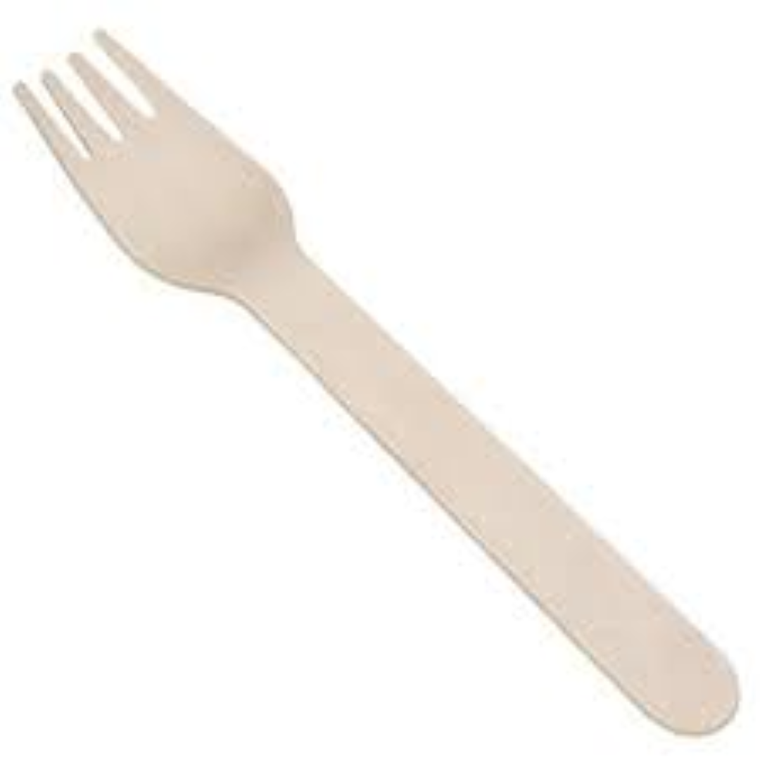 ECSTACY WOODEN FORK 16CM 25'S
